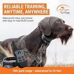 SportDOG Brand SportTrainer 575 Remote Trainer - Bright, Easy to Read OLED Screen - 500 Yard Range - Waterproof, Rechargeable Dog Training Collar with Tone, Vibration, and Static, Black