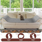 59" x 15.7" Thickened Cat Wall Climbing Carpet Large Cat Scratcher Mat Carpet with 5 Pcs Fixed Nails Wall Furniture Scratching Post Couch Sofa Protector