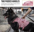 OneTigris Tactical Dog Harness for Small Dogs, No Pull Small Dog Vest Harness with Handles Breathable Military Dogs Molle Vest, Harness for Walking Hiking Training