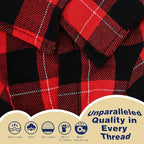 Paiaite Plaid Dog Shirt: Classic Checkered Style in Pure Cotton for Large, Medium, and Small Breeds, Comfort, Breathability, and Elegance. Perfect for Everyday Wear, and Photoshoots Red 4XL