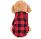 Tongcloud 3 Pack Plaid Puppy Cat Shirt Cute Dog Cat Shirts for Extra Small Dogs Cats Birthday Party Holiday Photos (Red, Blue & White, XXX-Large)