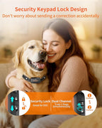 BarKar Dog Shock Collar with 4 Training Modes, IPX7 Waterproof Dog Training Collar with IPX4 Remote, 2600FT Electric Collar with Beep, Shock, Vibration & Shock Boost for All Breeds