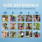 Best Pet Supplies Voyager Adjustable Step-in Flex Breathable Mesh Dog Harness for Small Medium Large Dogs (Army/Black Trim), S