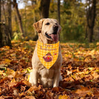 ADOGGYGO Thanksgiving Dog Bandana Fall Autumn Pet Bandana Reversible Triangle Bibs Scarf Accessories for Medium Large Dogs Pets (Large, Thanksgiving)