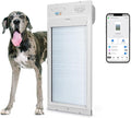 Power Pet Roll Up Automatic Electronic WiFi Pet Door by High Tech Pet - Space-Saving, Pet Operated Dog Door, App Control, Safe, Secure, Air Tight (Door Mount, Extra Large)