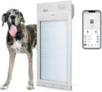Power Pet Roll Up Automatic Electronic WiFi Pet Door by High Tech Pet - Space-Saving, Pet Operated Dog Door, App Control, Safe, Secure, Air Tight (Door Mount, Extra Large)