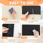 Aliceset Pet Nail Self Adhesive Replacement Emery Paper Fits Dog Scratch Pad Dog Nail Board Sandpaper Cat Litter Box DIY for Pet to Scratch Alternatives(8 in X 16ft)