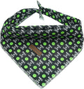 Elegant little tail Dog Bandana, Summer Cotton Dog Bandana Ball Adjustable Dog Scarf Handkerchief Boy Dog Bibs Scarf for Square Dog Kerchief for Small Large Dogs