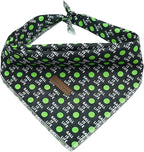 Elegant little tail Dog Bandana, Summer Cotton Dog Bandana Ball Adjustable Dog Scarf Handkerchief Boy Dog Bibs Scarf for Square Dog Kerchief for Small Large Dogs