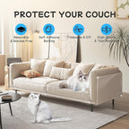 Door Scratch Protector Door Dog Scratch Protector Dog Scratch Door Guard Pet Scratch Door Protector Couch Protector from Cat Claws Clear(7.9inch×393.7inch)