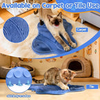 Mity rain Cat Scratching Post Silicone for Indoor Cats, Reusable Cat Scratcher with Suction Cups, Cat Scratch Pad for Beds, Furniture, Sofa Protect