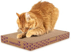 SmartyKat Super Scratcher+ Double Wide with Catnip Infusion Technology Corrugate Cat Scratch Pad, Reversible
