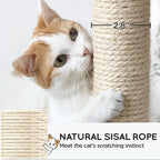 Yaheetech Cat Tree Cat Tower, 63in Multi-Level Pet Furniture for Indoor Kitten w/Sisal-Covered Scratching Posts & Condo, Activity Center for Kitty, Black