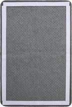 SAFAVIEH Cat Scratch Mat Pad Collection, 12" x 16", Gray, Boucle Weave, Velcro & Slip Resistant Backing