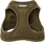 Downtown Pet Supply Step in Dog Harness for Small Dogs No Pull, Large, Hunter Green - Adjustable Harness with Padded Mesh Fabric and Reflective Trim - Buckle Strap Harness for Dogs