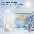 Wireless Doorbell Chime Kit, Door Bell with 1000ft Range 32 Chimes, Easy Installation, Adjustable 4 Volume, Battery Operated, Door Bell Ringer Wireless for Business/Store/Home/Office When Entering
