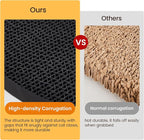 Potaroma Wall Mounted Cat Scratcher Boards, 2 Pcs Cat Scratch Board, Cat Scratching Cardboard for Indoor Cats 13 x 10 Inches