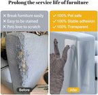 Anti Cat Scratch Furniture Protector, 18 Pack Single-Sided Sticky Couch Protector from Cat Claws, Couch Corner Protectors for Cats, Couch Cat Scratch Furniture Protectors from Cats Scratching,18x12in