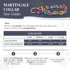 Lucky Love Dog Martingale Dog Collar - Adjustable, No-Slip, Durable, & Soft Webbing Collar for Male and Female Dogs Ideal for Training & Walking - Blackbird, Medium