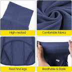 Dog Sweater Pullover Cold Weather Vest for Dogs Dog Sweatshirt & Jacket for Indoor and Outdoor Use (XXX-Large, Navy Blue)