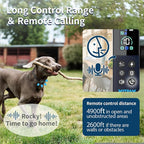 Dog Shock Collar 4900FT Dog Training Collar with Remote/Call Function/Light IP67 Waterproof Electric Collar for Dogs Rechargeable E-Collar for All Breeds, 4 Training Modes(10-120Ibs)