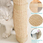 Cat Scratch Table Leg Protector with Natural Sisal and a Ball for Protecting Furniture cat pet Gift