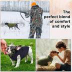 Syhood 2 Pieces Dog Jacket 2 Layers Fleece Lined Dog Jacket Warm Soft Windproof Small Pet Coat for Winter Cold Weather(S,Navy,Green)