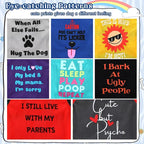 Saintrygo 8 Pieces Dog Shirts Pet Printed Clothes with Funny Letters Summer Pet T Shirts Cool Puppy Breathable Dog Outfit Soft Sweatshirt Cats(Delicate Pattern,Small)