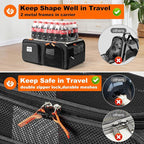 19x13x9 TSA Approved top Expandable pet Carrier for Small Dog Puppy cat up to 10 lbs Weight and 18'' Length, for Southwest Spirit Lufthansa Airlines,Air Canada and Amtrak Train