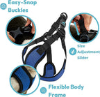 Gooby Comfort X Step in Lite Dog Harness - Choke Free, Escape Free with Light Breathable Mesh - Step in Dog Harness for Small Dogs Only - Quick Release Buckle, Metal D-Rings - Purple, Small