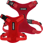 Voyager Step-in Pet Harness - All Weather Mesh, Adjustable Step in Harness for Cats and Dogs by Best Pet Supplies - Red, XS