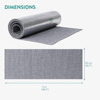 Navaris Scratch Mat Roll - Adhesive DIY Climbing Cat Scratcher for Furniture - Cut to Fit Cat Couch & Wall Scratchers for Indoor Cats - Self-Adhesive Scratching Carpet Pad - Gray