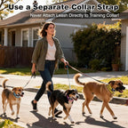 PetJoy Replacement Strap for E-Collar with Reflective Strip & D-Ring – 3 Pack Adjustable Nylon Collar Band for Small, Medium & Large Dogs