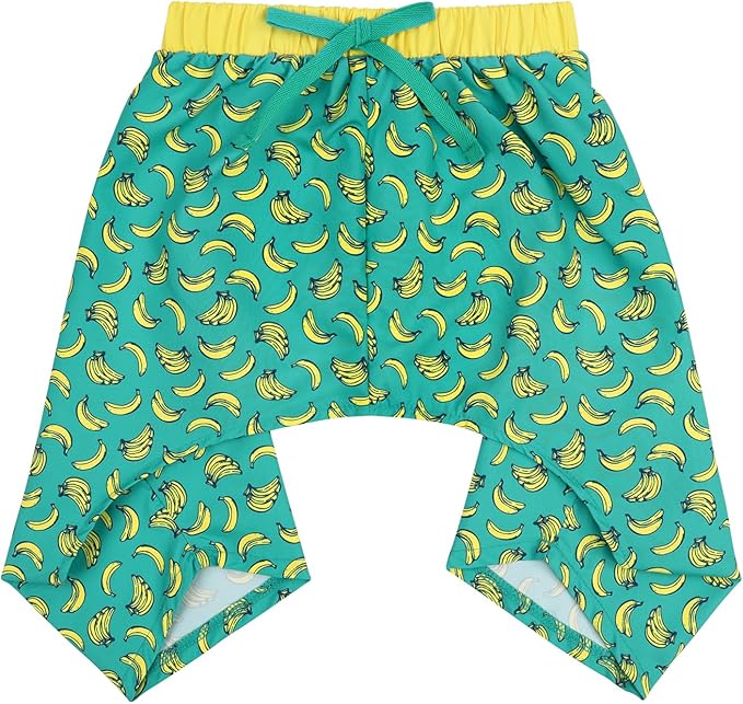 HDE Dog Swim Trunks Hawaiian Board Shorts Beach Pool Swimsuit for XS to XXL Dogs Bananas - XXL