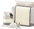 Panther Armor Sisal Furniture Defender, Sisal Cat Scratcher [Grey-Back Rest] Anti Cat Scratch Furniture Protector, Sofa Scratching Pads