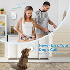 Dog Bells to Go Outside, Wireless Doggie Door Bell Operating at 1000 Feet with IP65 Waterproof Touch Button, 32 Melodies & 4 Notification Modes