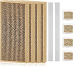 HappyFreeSX Splicing Cat Scratch Pad: Cat Scratchers for Indoor Cats, Cat Scratching Pad, Cat Scratcher Cardboard, Cat Scratching Pad, Premium Scratch from Cats, Double-Sided Design