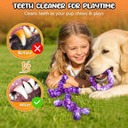 3 Pack Dog Chew Toys for Aggressive Chewers,Indestructible Dog Toy for Medium Large Dogs, Durable Chew Toys to Keep Dogs Busy,Super Chewer with Tough Nylon, Reduce Boredom & Anxiety（Bacon Flavored）