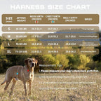 Dog Harness for Large Dogs Heavy Duty, No Pull Tactical Dog Harness with Molle System, Easy On and Off Service Dog Vest, Breathable Padded, Adjustable Reflective Pet Vest for Walking Hiking Training