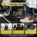 17x11x9.5 Alaska Hawaiian Southwest Airline Approved top and 1 Side Expandable pet Carrier for Extra-Small Dog/Small cat up to 5 lbs