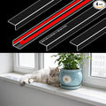 Ultra Clear Window Sill Protector - Scratch & Chew Proof Pet Guard for Dogs & Cats, Easy Install Transparent Ledge Cover, No Residue