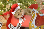 LA LA CAT Santa Sleigh Cat Scratcher
