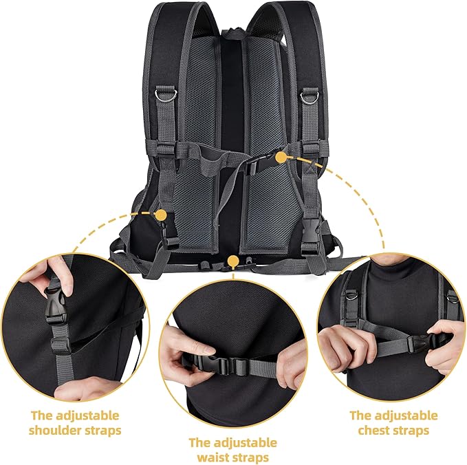 WOYYHO Pet Dog Carrier Backpack Small Dog Front Backpack Ventilated Dog Carrier Back Pack with Storage Pockets, Adjustable Straps & Safety Belt for Travel Hiking Outdoor (Size M: 5-9 lbs, Rose)