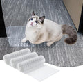 KHS 3PCS Plastic Carpet Protector for Pets, 3.6FT Carpet Scratch Stopper, Stop Cats from Scratching Carpets at Doorways, Easy to Cut Cat Scratch Protector Mat, Plastic Runners
