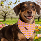 Elegant little tail Dog Bandana, Cute Duck 1PC Washable Dog Scarf Female or Male Square Bib Kerchief Scarf Adjustable Pet Bandana for Medium Large Dogs