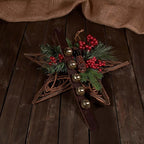 Hanging Door Bells – Handmade Sleigh Bells & Dog Training Bells for Potty Training, Holiday Décor, and Multi-Purpose Door Use (Havana - Brass Bells)