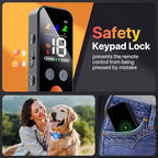 Shock Collar for Dogs, Rechargeble Dog Shock Collar with Remote Control for Medium Large Dogs 40-120lbs, IP68 Waterproof Dog Training Collar with Beep Vibration and Static