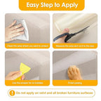 Enhanced Door Protector: Thick Clear Heavy-Duty Anti-Scratch Guard - Flexible Pet Scratch Shield for Doors, Furniture, Windows, and Walls, Easy to Install and Clean (9.4" W x 118" L)