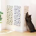 FUKUMARU 3PCS Cat Scratcher Wall Mounted, 23.6 Inch Extra Long Cardboard Cat Scratch Pad for Wall, High-Density Cats Scratching Board Indoor, Kitten Scratching Pads for Corner Door