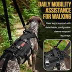 OneTigris Dog Lift Harness for Large Dogs, Dog Hip Support Brace, Full Body Lifter with Handles Invictus Multifunctional Mobility Assistance Vest for Back Legs